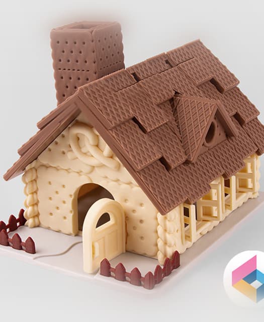 Foldable_Cookie_House 3d model