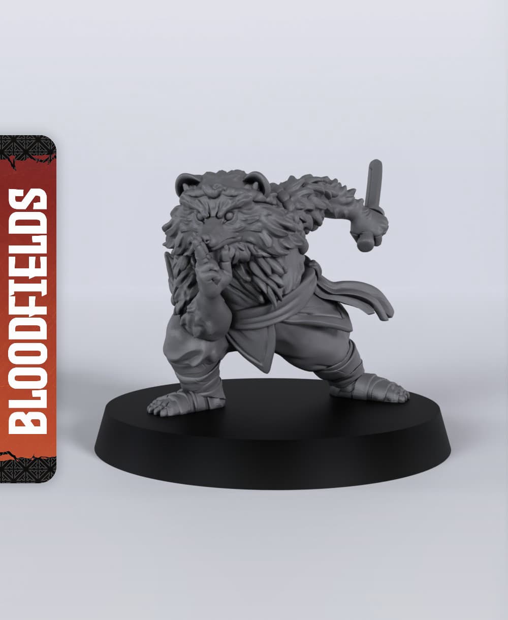 Tanuki - With Free Dragon - 5e DnD Inspired for RPG and Wargamers 3d model