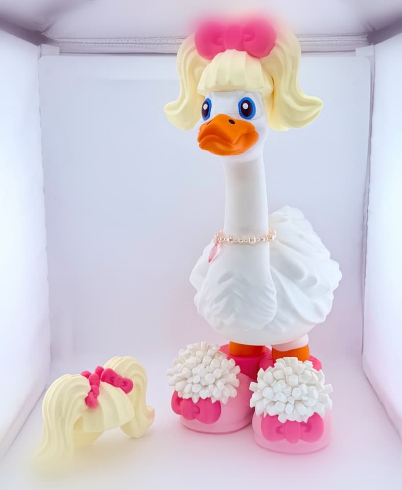 Cheerleader Goose Gear for Porch Goose 3d model