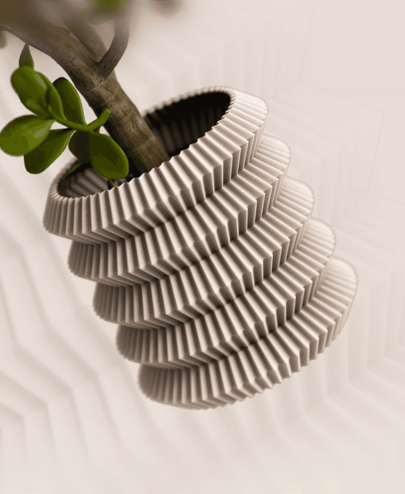 H33WORKS ZigZag Vase 3d model