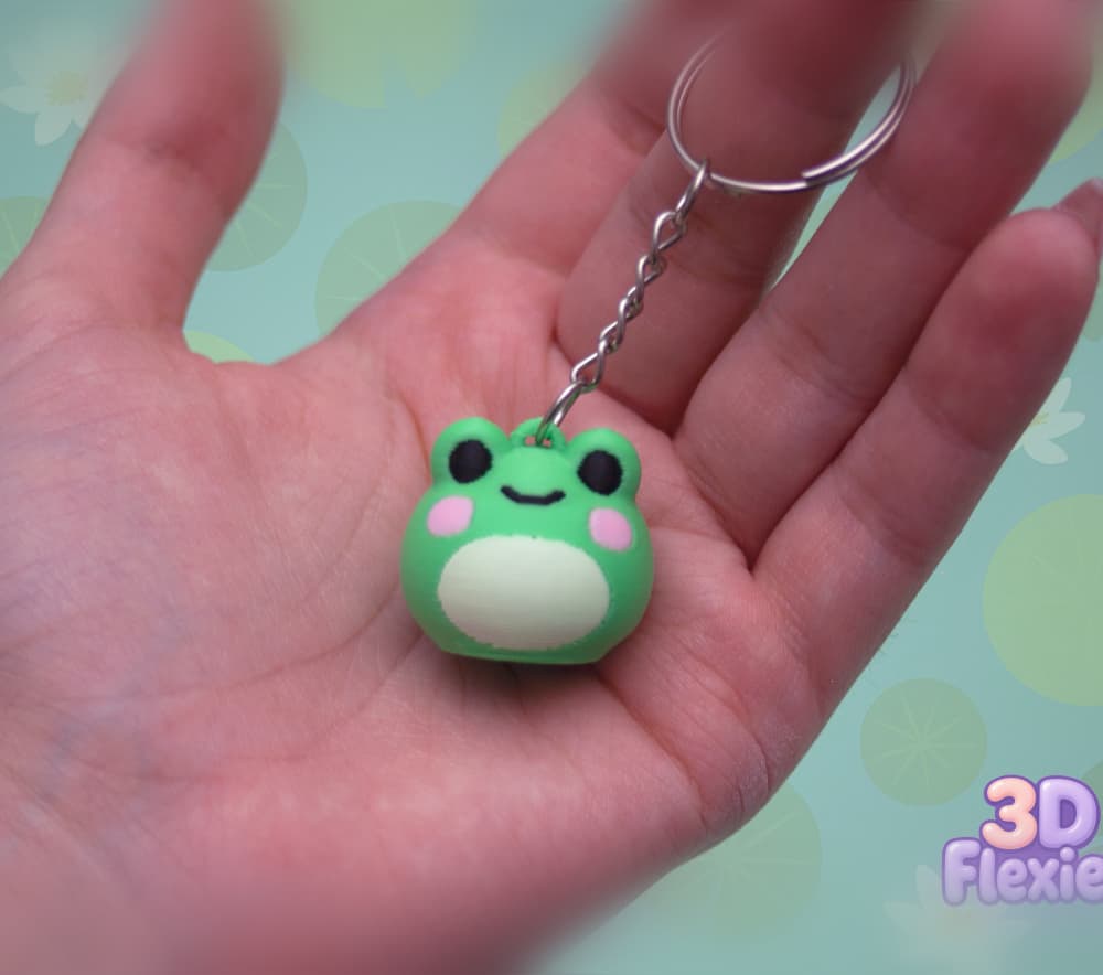 Frog Keychain 3d model