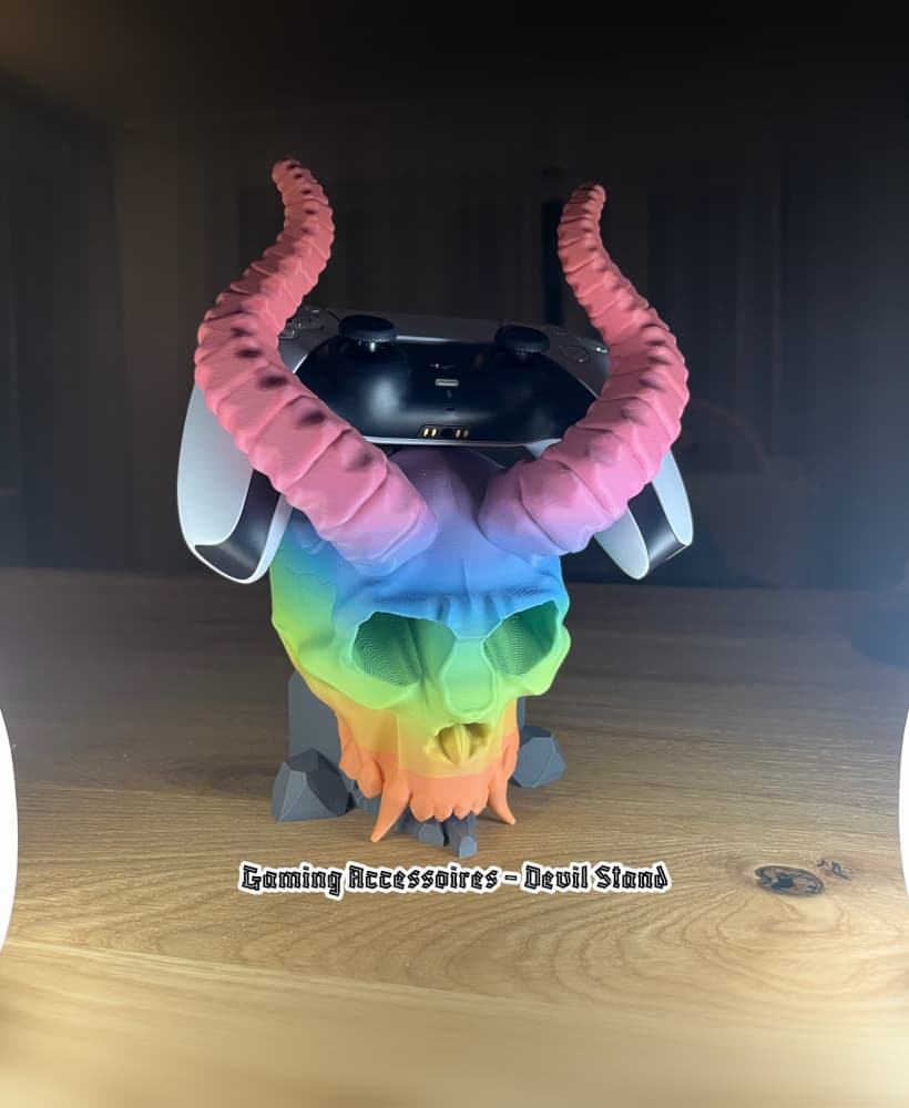 Demon Horns Universal Controller Stand 3d model