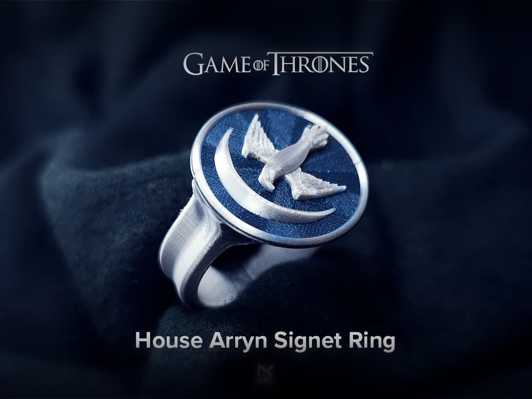 Arryn Ring Signet - Game of Thrones 3d model