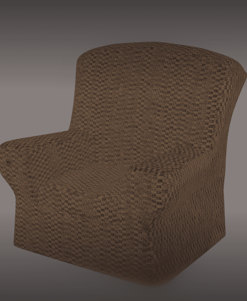 Cloth Arm Chair 3d model