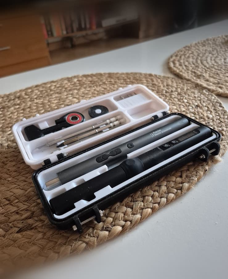 FNIRSI HS-01 Soldering Iron Case with Electric Screwdriver 3d model