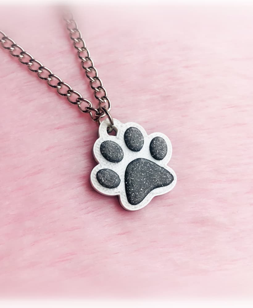 Paw for Earrings or Necklace 3d model