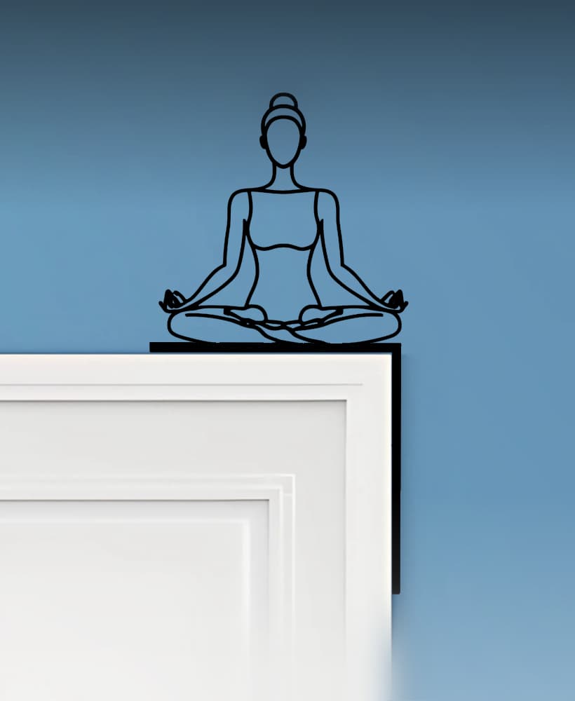 Yoga Door Corner Decor 3d model