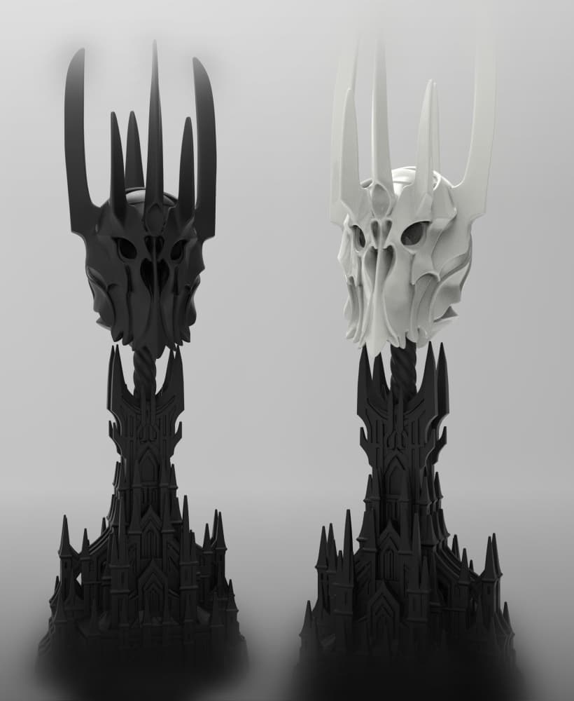 Sauron Tower Display – Lord of the Rings Statue 3d model