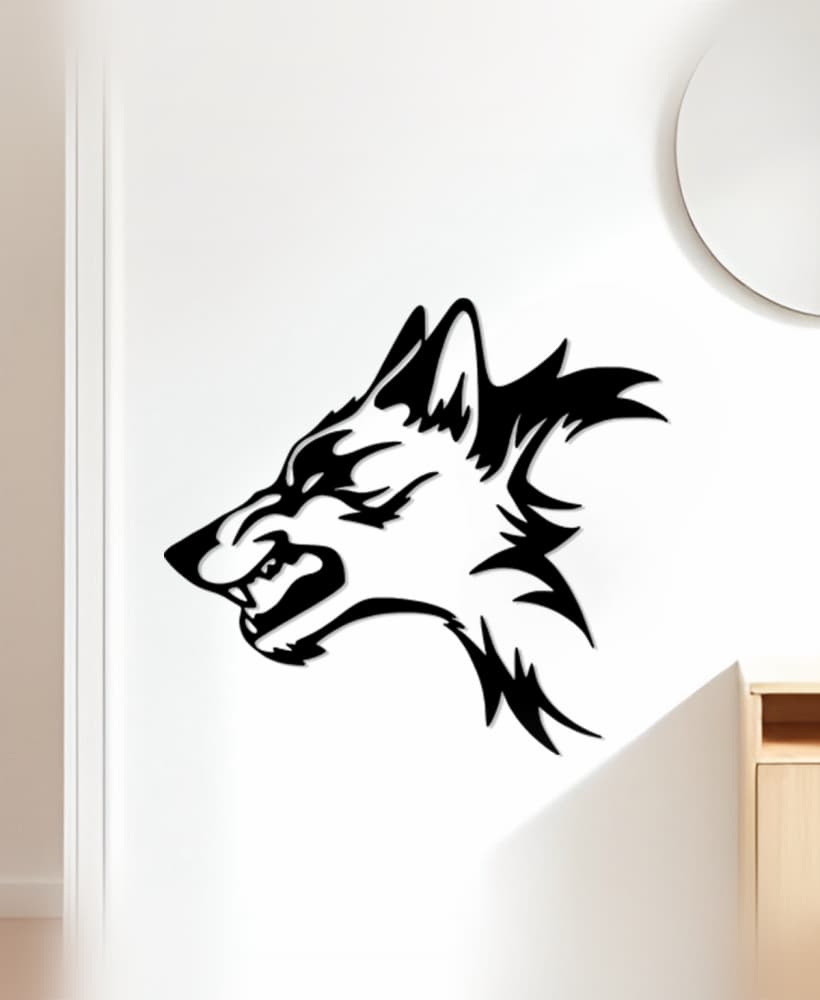 Wolf Wall Art, Wall Decor, Home Decor 3d model