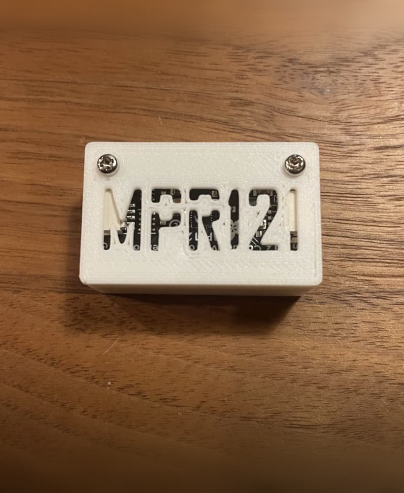 Microcontroller Enclosure for MPR121 3d model
