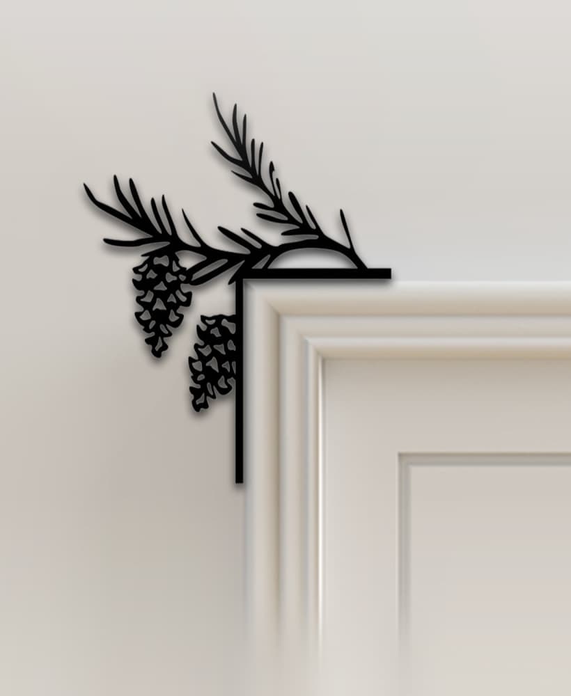 Flower Door Corner Decor 3d model
