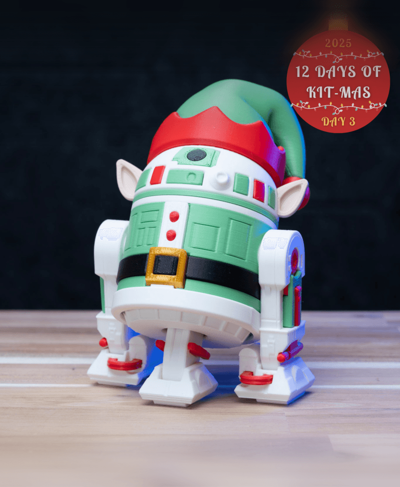 R2-ELF2 - Star Wars Christmas Kit | No Supports, No AMS, No Glue 3d model
