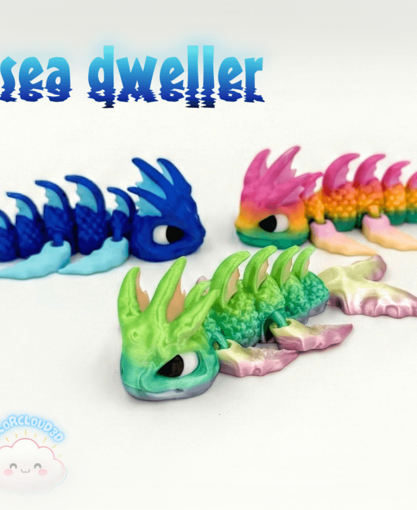 Sea Dweller - Water Dragon 3d model