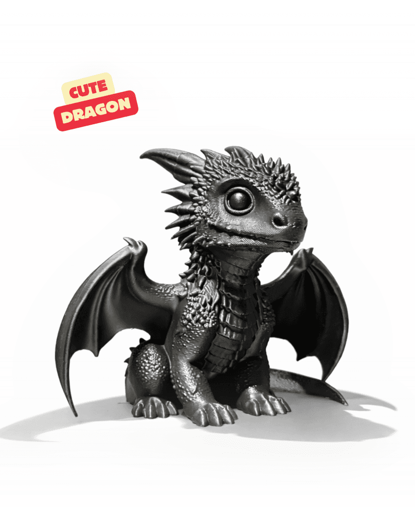 CUTE MINI DRAGON / DRAGON SCULPTURE / HOMEDECOR / GOTHIC DECOR / FIGURINE 3d model