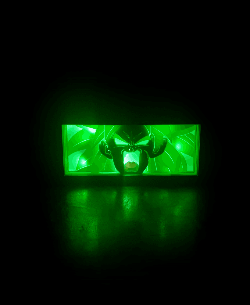 Broly - LED Lightbox - NO AMS NEEDED 3d model