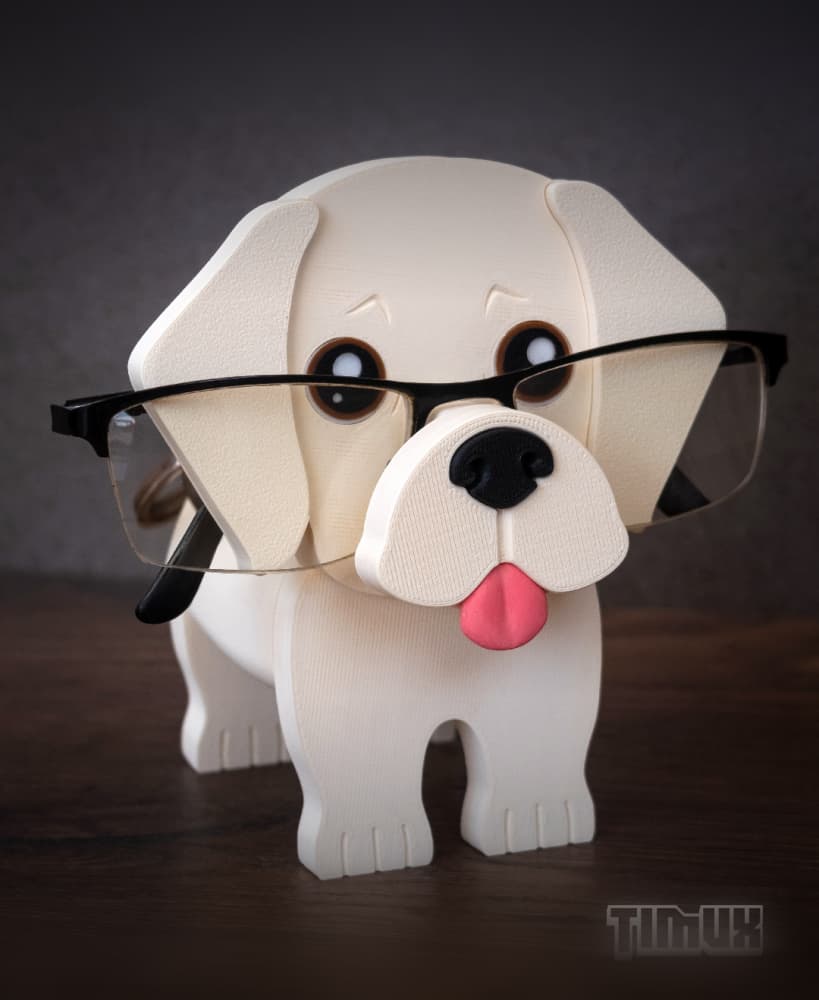 LABRADOR RETRIEVER GLASSES HOLDER 3d model