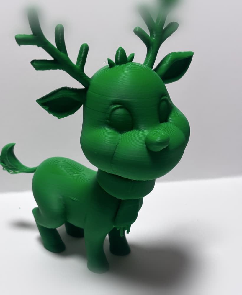 Christmas reindeer figurine 3d model