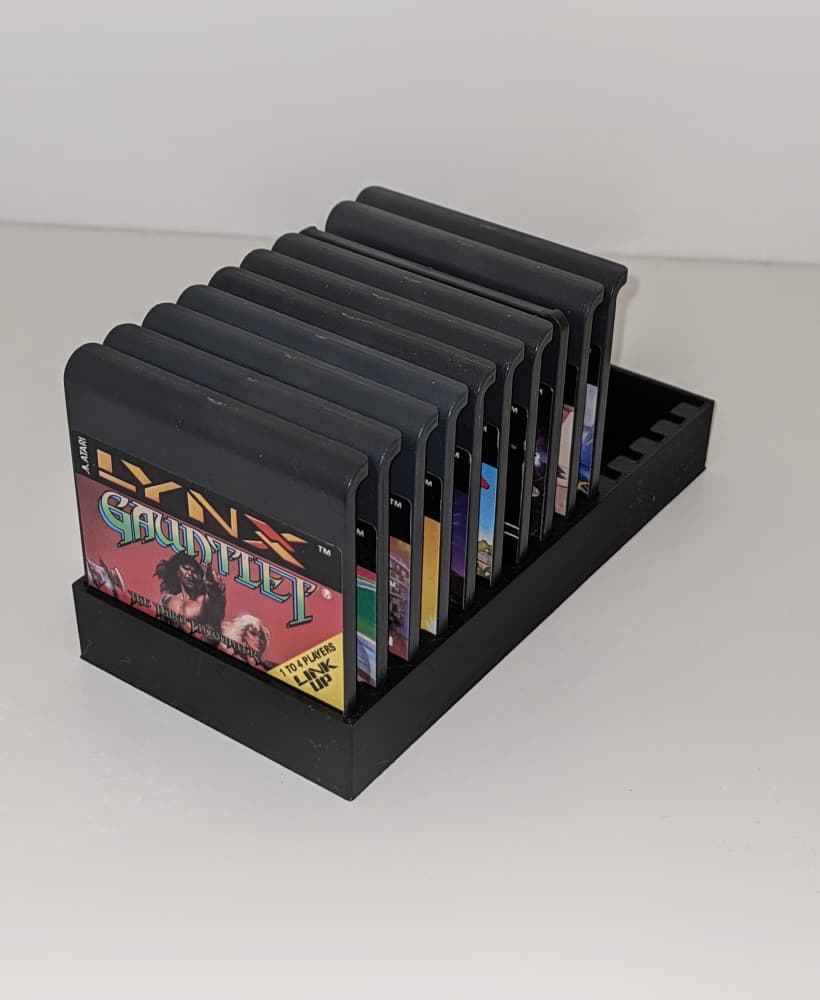 Atari Lynx Game Cartridge Grid Holder Collection 100 models 3d model