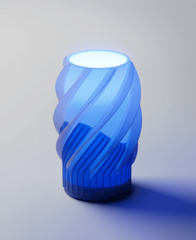 Vortex Spiral Fidget Desk Lamp らせんじょう 3d model