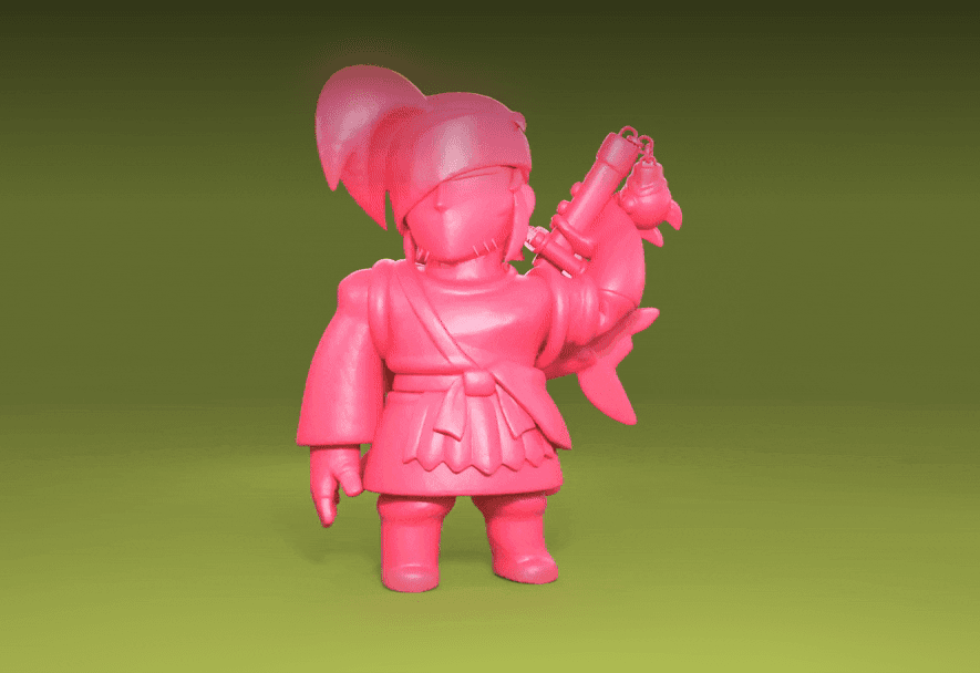 Kenji (Original) - Brawl Stars 3d model