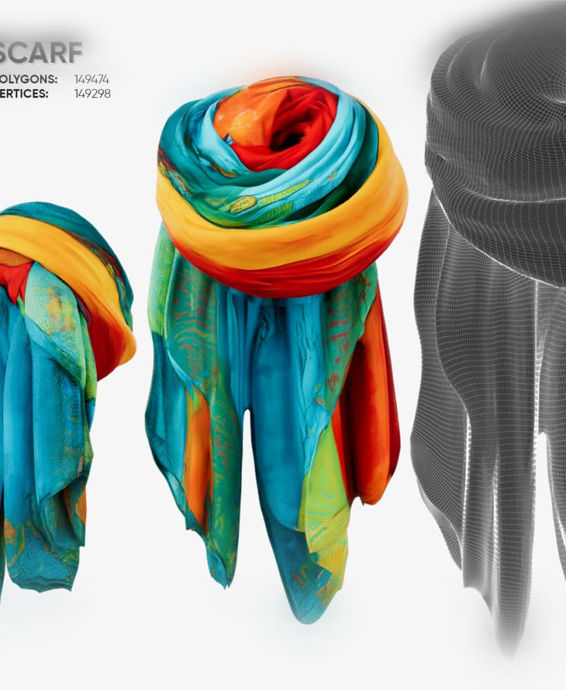 Scarf 3d model