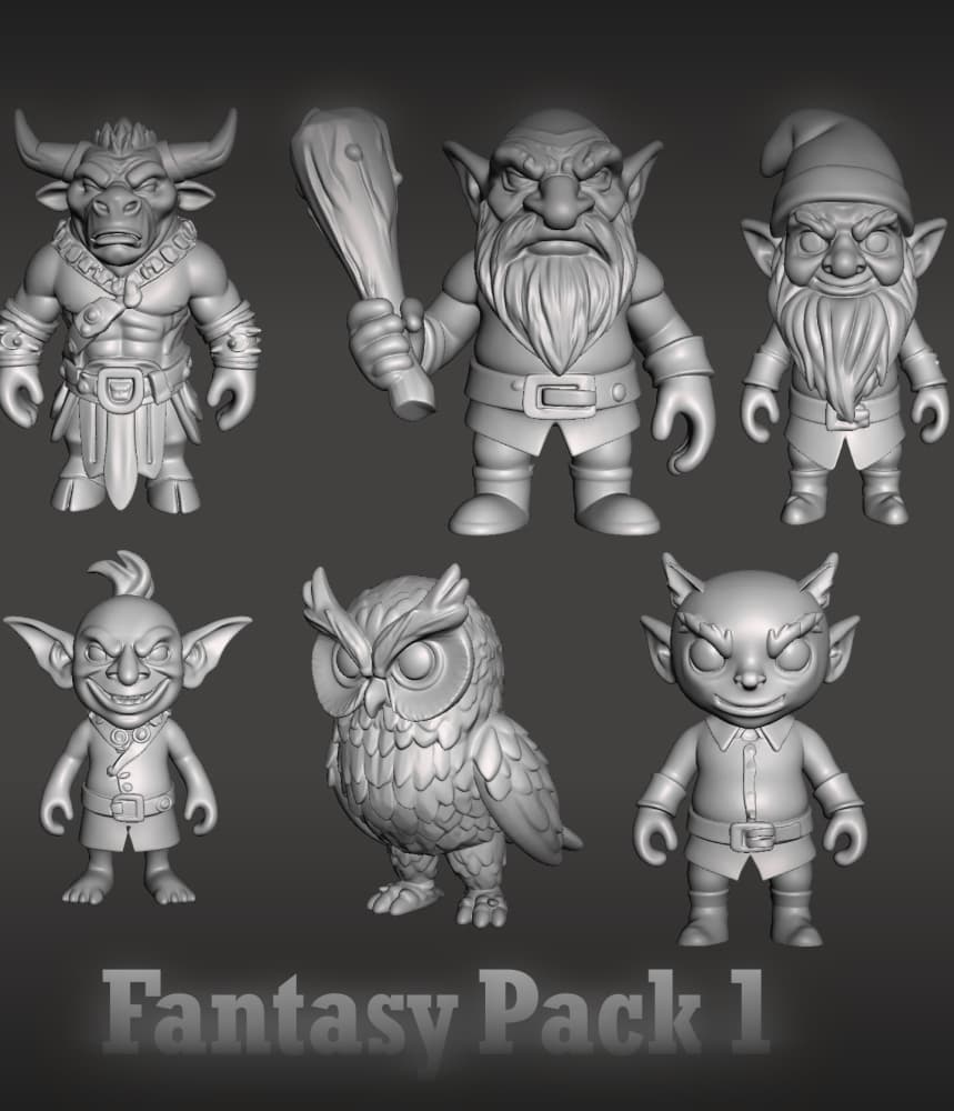 Fantasy Pack 1 3d model
