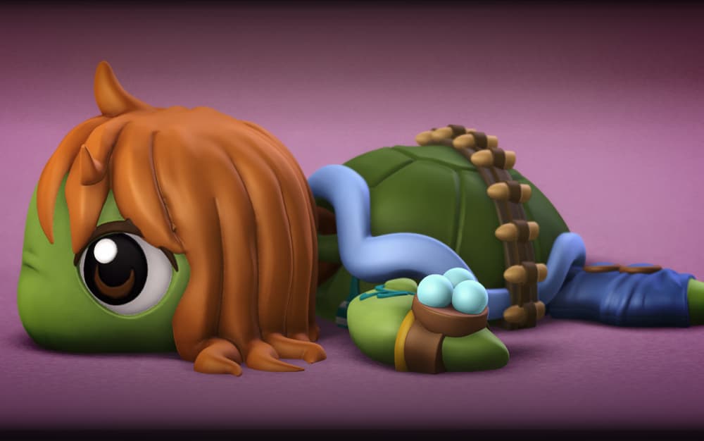 Super Turtle Nami 3d model