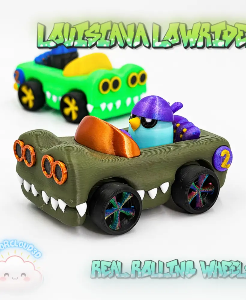Louisiana Lowrider - Real Race Toy! 3d model
