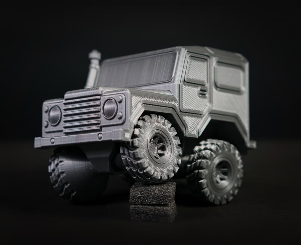 Off Road Car - Print in place 3d model