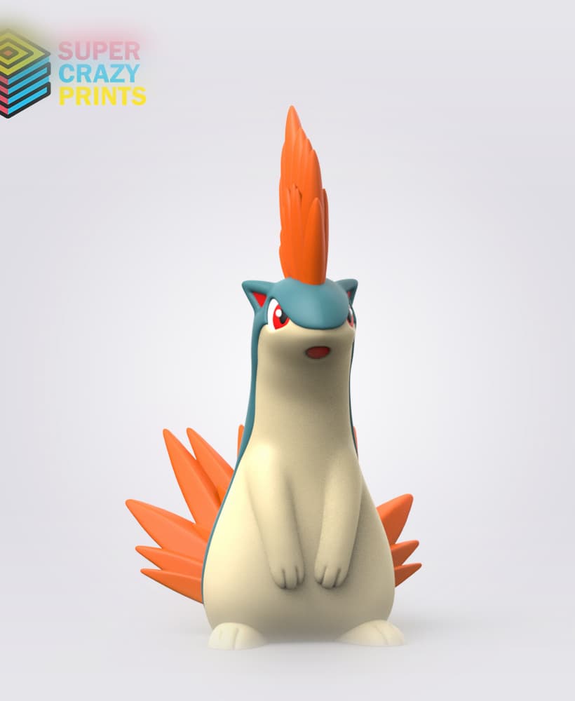 Quilava 3d model