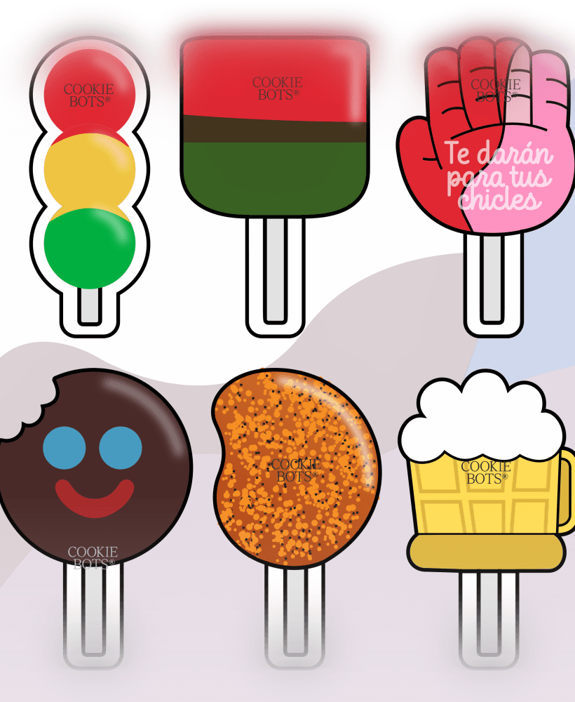 Paletas Mexicanas / Lollipop Cutter STL 3d model