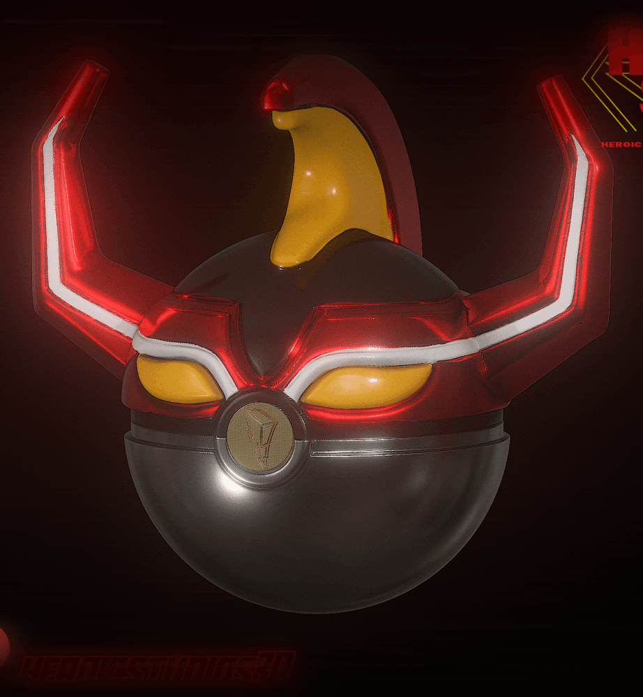Megazord Pokeball 3d model