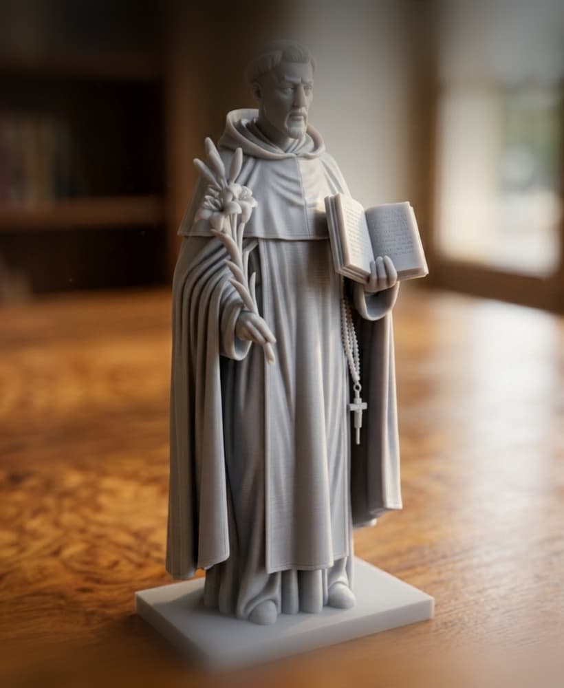 Saint Dominic Statue 3d model