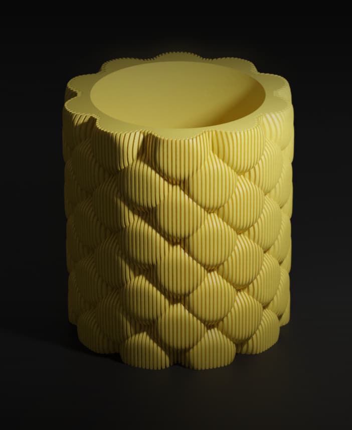 Planter - SandRipple 3d model