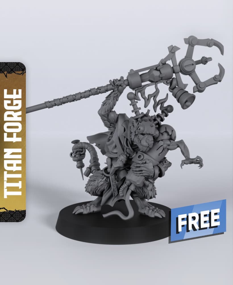 Tanek Needletail - With Free Dragon - 5e DnD Inspired for RPG and Wargamers 3d model