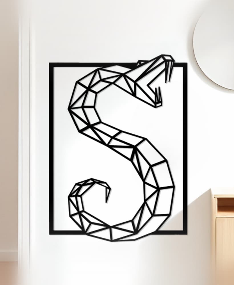 Snake Wall Art, Wall Decor, Home Decor 3d model