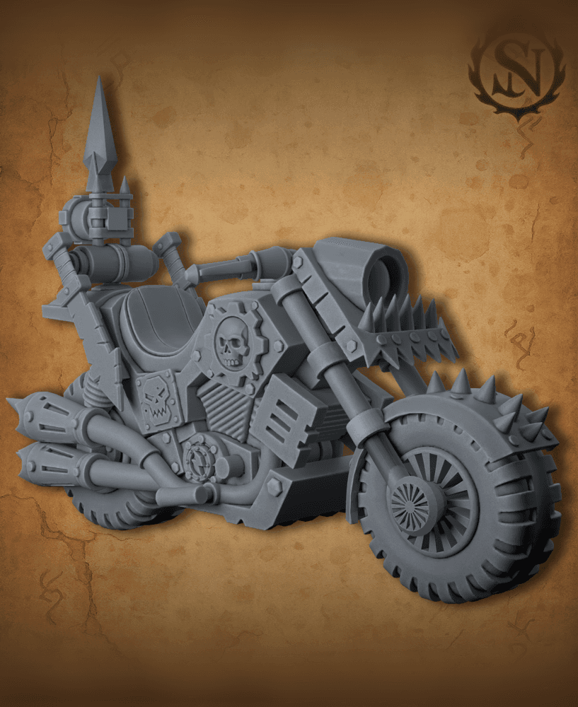 Primitive Iron Beast - DnD Miniature for 5e RPG and Tabletop Wargames inspired 3d model