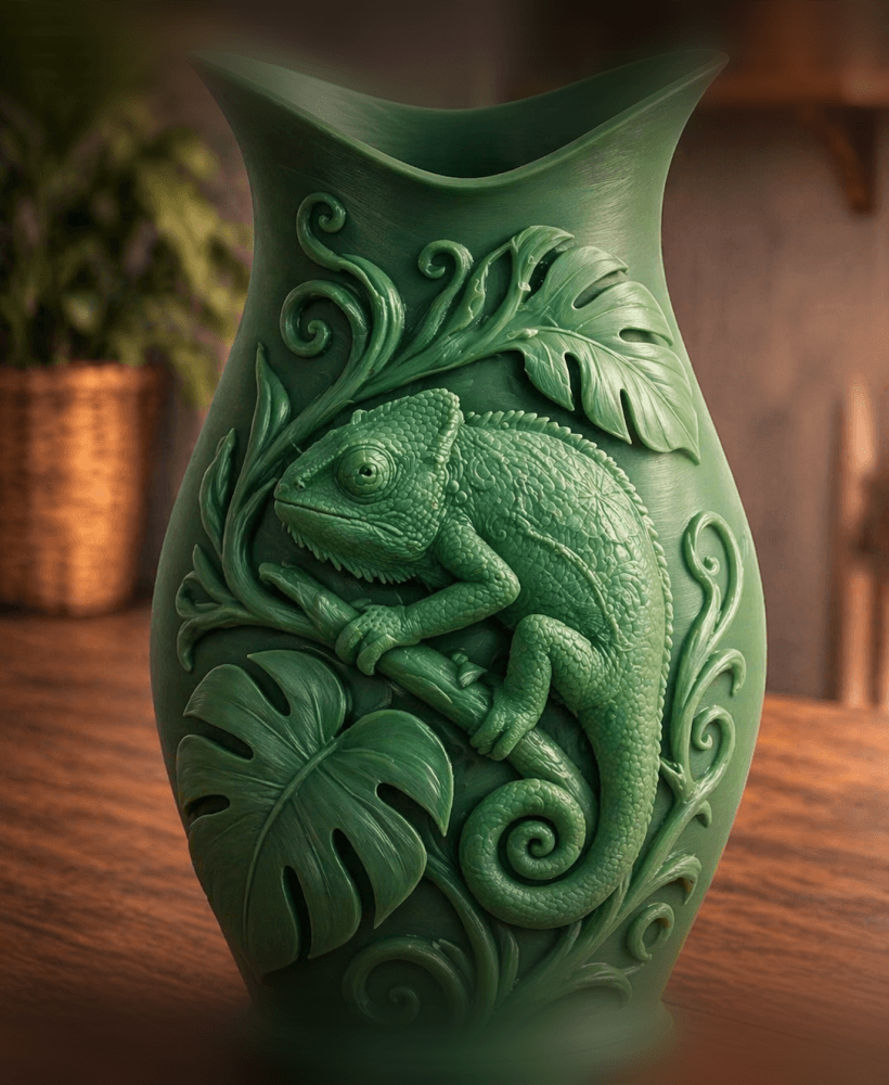 Gray Mountain Ram Vase 3d model