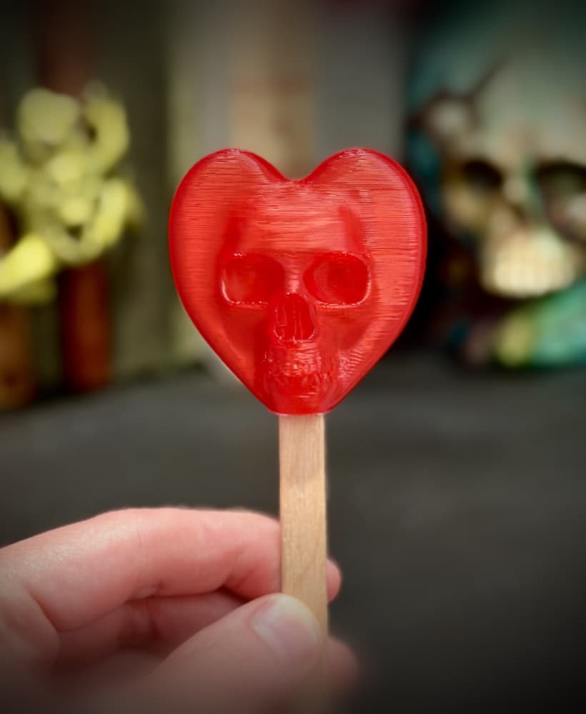 Regular heart with hole 3d model