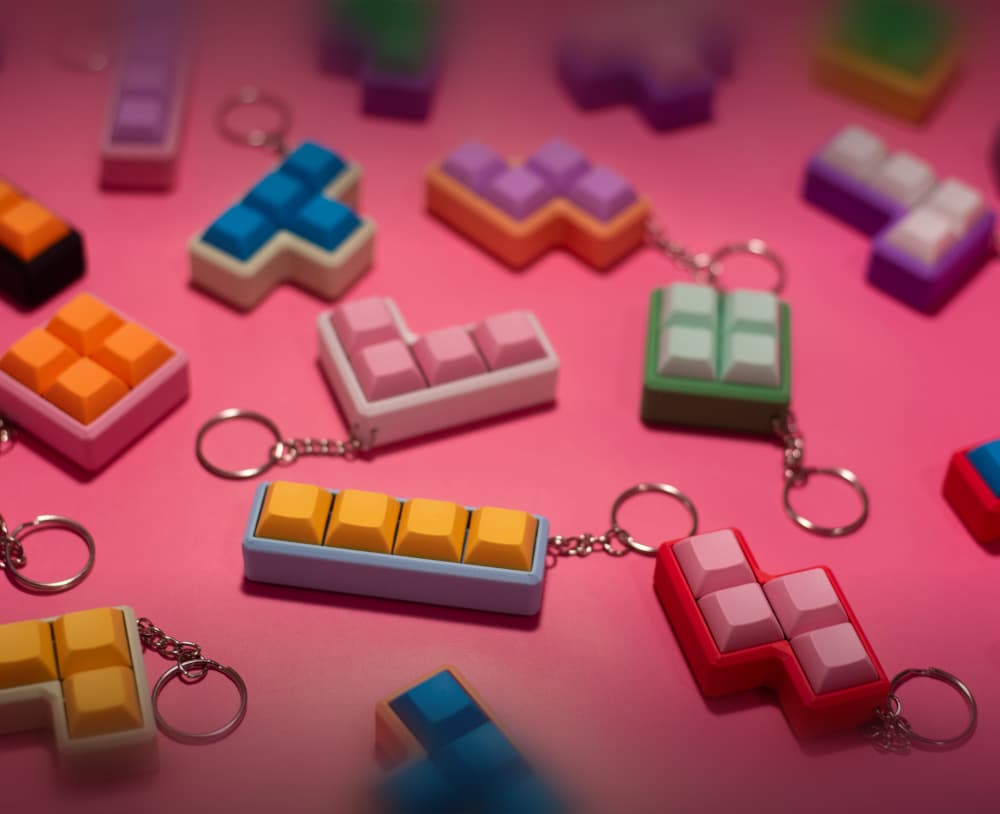 Tetris Fidgets 3d model