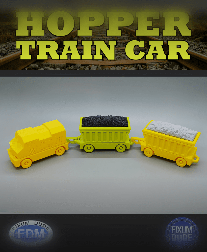 Fixum Dude Motors PiP Hopper Train Car 3d model