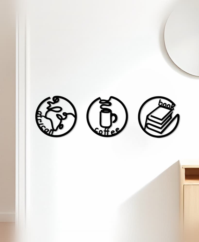 Coffee Time Wall Art, Wall Decor, Home Decor 3d model