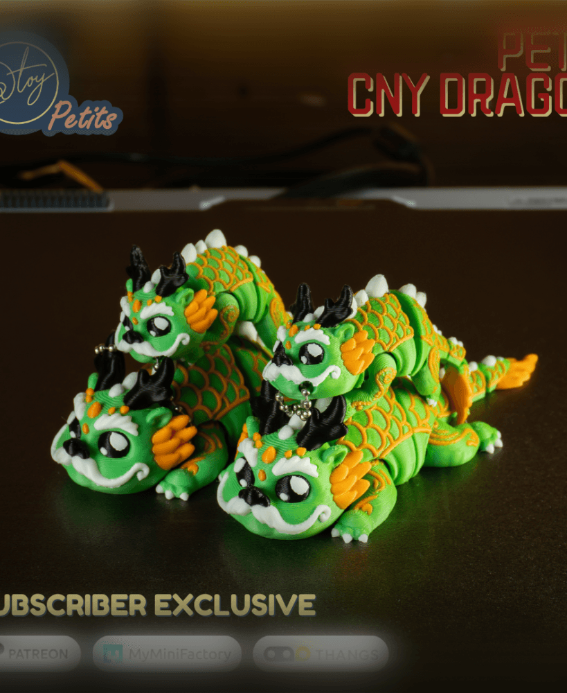Petit CNY Dragon 3d model