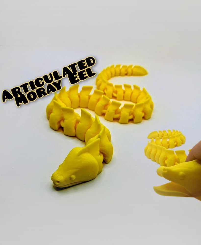 Articulated Moray Eel 3d model