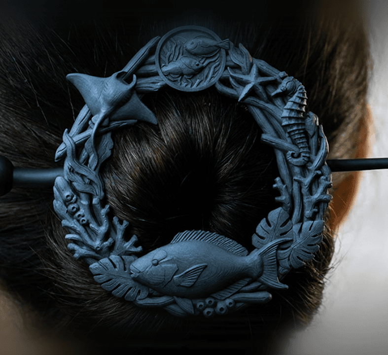 Hair_Brooch_005.3mf 3d model