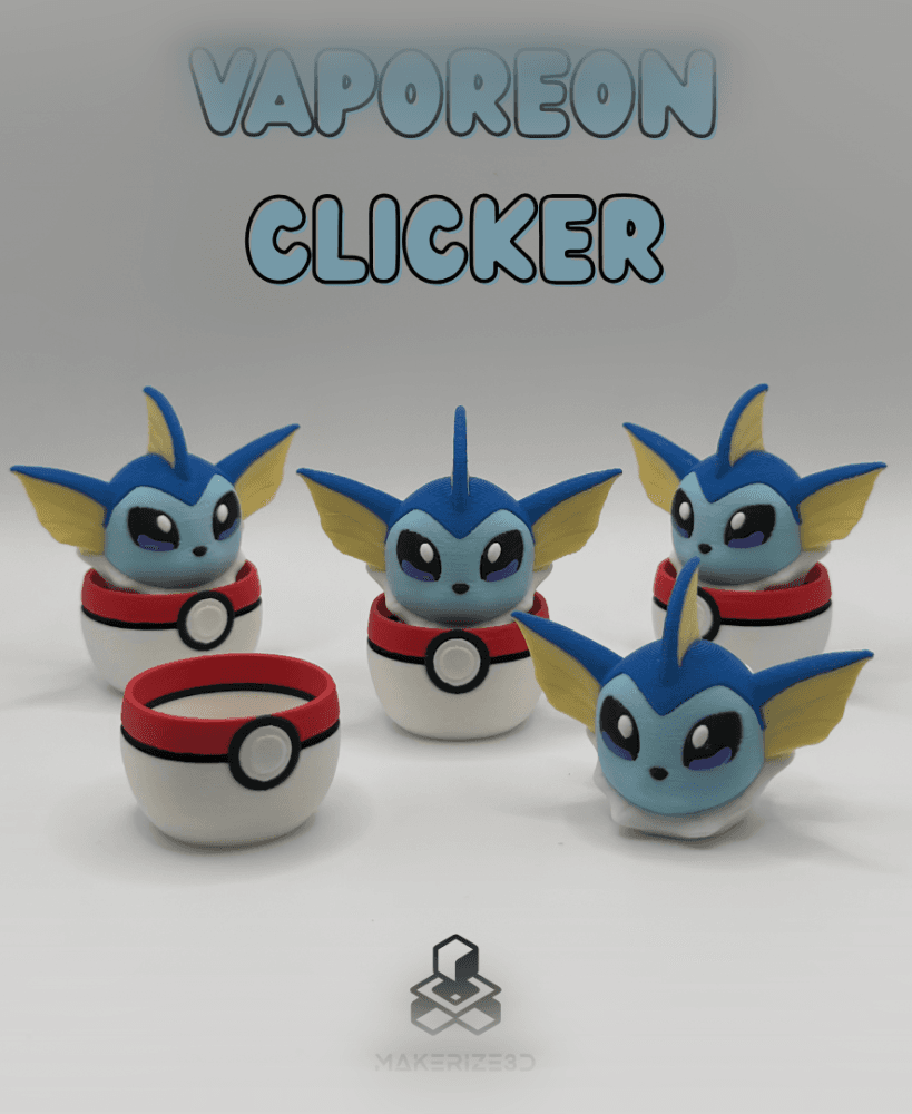 Vaporeon Clicker 3d model