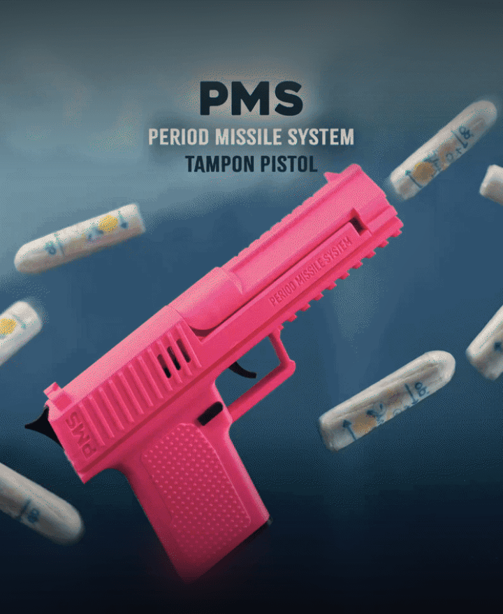 PMS - Period Missile System - Tampon Pistol 3d model