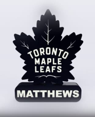 Toronto Maple Leafs Sign - LED Strip Compatible 3d model