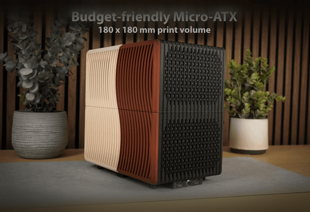 Budget-friendly mATX case 3d model