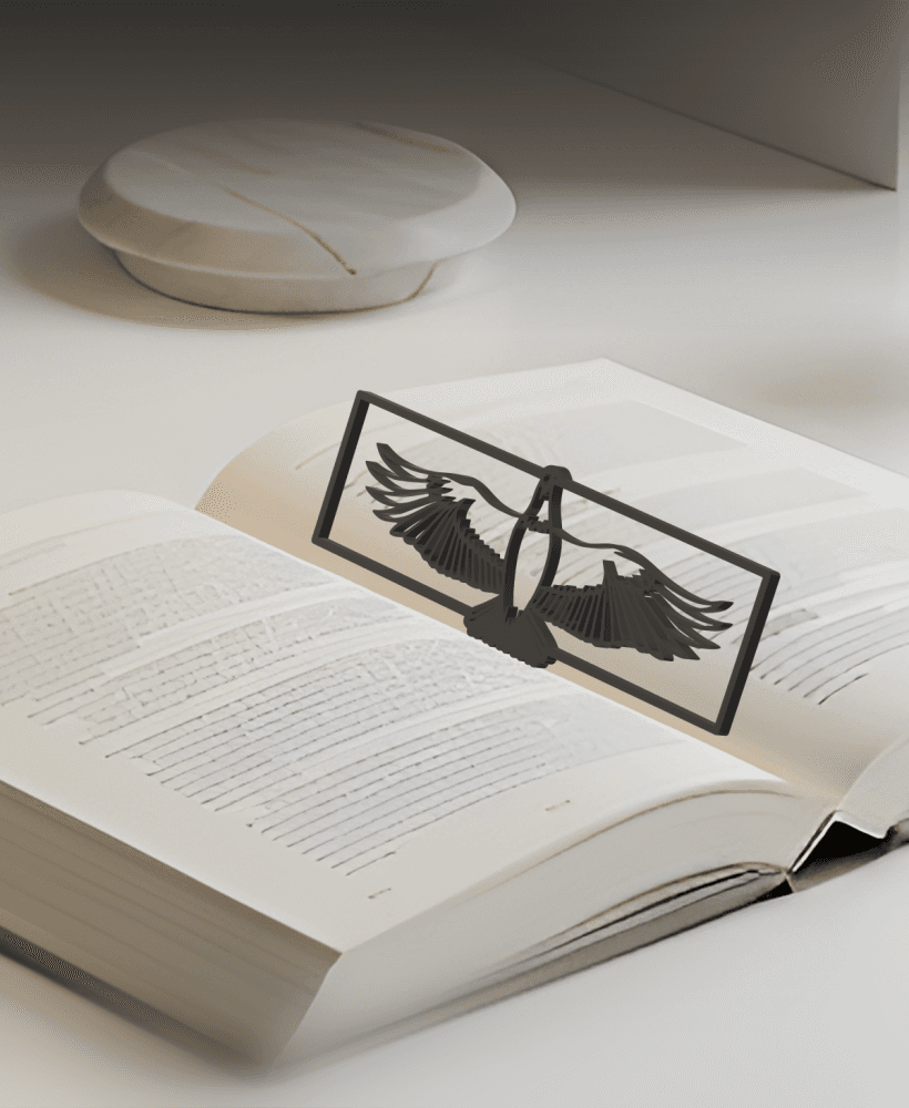 Eagle Bookmark, Gift Idea 3d model